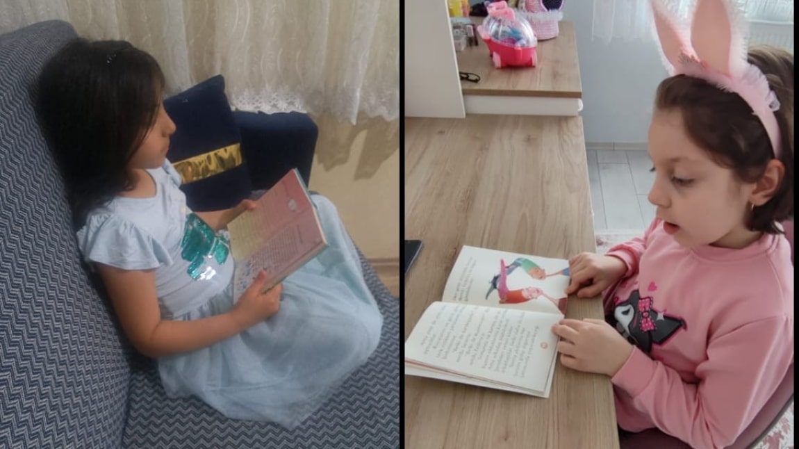 1/A SINIFIMIZ TATİLDE DE KİTAP OKUDU...